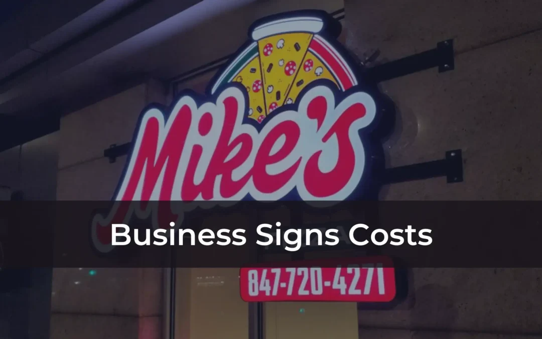 How Much Does an Outdoor Business Sign Costs?